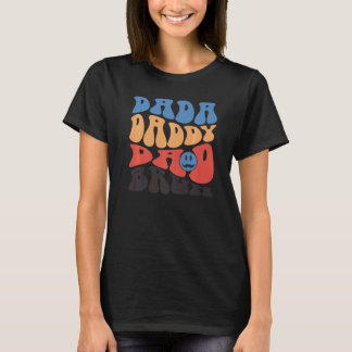 T-shirt Mens Fête des pères Dada Papa Papa Papa Bruh