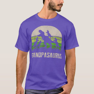T-shirt Mens Fête des pères grand-père grand-pasaurus Dino