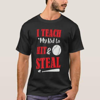 T-shirt Mens Fête des pères J'Enseigne À Mon Enfant À Frap
