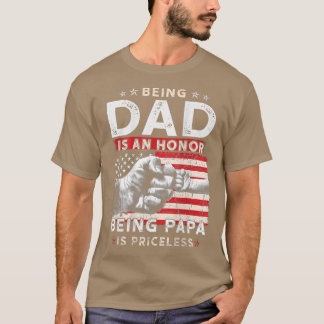 T-shirt Mens Fête des pères Pour Papa Un Honneur Etre Papa