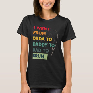 T-shirt Mens  Fishing Fathers Day From From Dada Daddy Dad