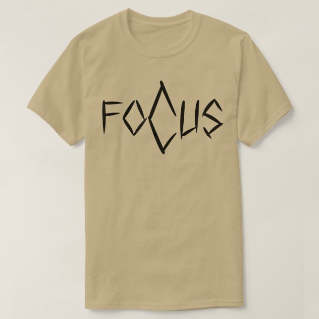 T-shirt Mens FOCUS Fitness Fitness entraînement Bodybuildi (Design devant)