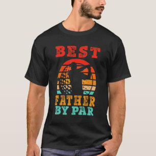 T-shirt Mens For Fathers Day Best Father By Par Golfing