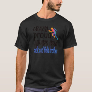 T-shirt Mens Fou Pier Piste Et Frère De Terrain Piste Bro