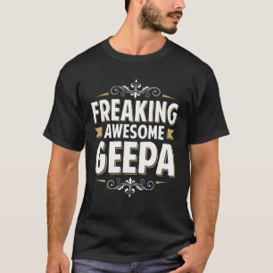 T-shirt Mens Fraîche Géepa Awesome Pour Papa Grand-Papa Su