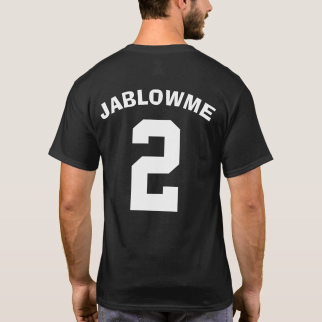 T-shirt Mens Funky Novelty HEYWOOD JABLOWME 2 (Dos)