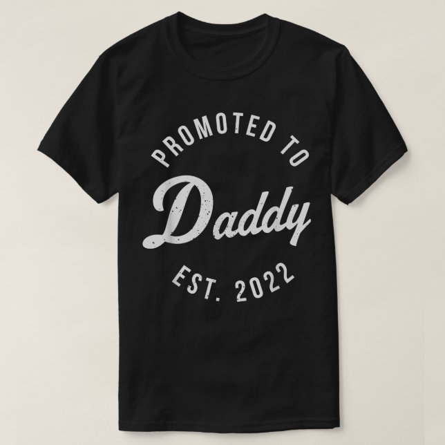T-shirt Mens Funny 1st Time Papa EST 2022 Nouveaux premier (Design devant)