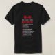 T-shirt Mens Funny Bachelor Party Checlist Groom Citation (Design devant)