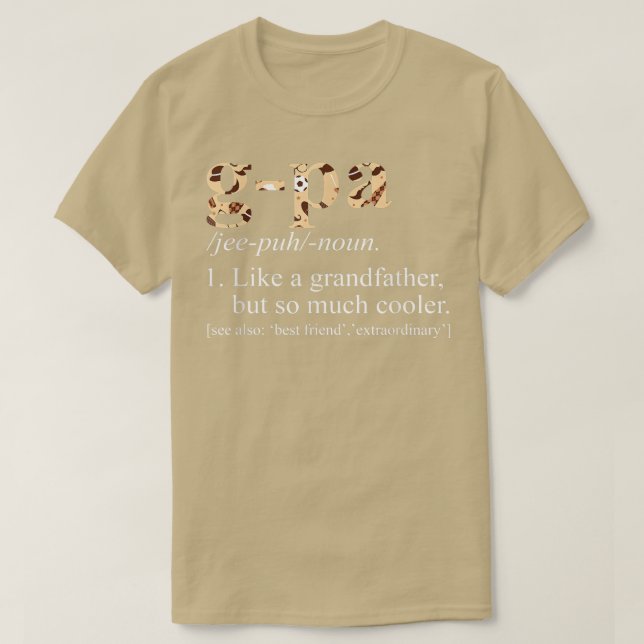 T-shirt Mens Funny Cravate Mourir Cool Pa Comme un grand-p (Design devant)