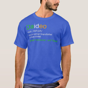 T-shirt Mens Funny Daideo Irlande Grand-père Grand-père Gr