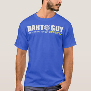T-shirt Mens Funny Dart Guy Chemise Cool Team Cadeau
