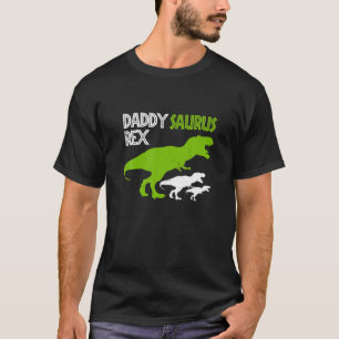 T-shirt Mens Funny Father's Day Daddysaurus T Rex Gifts