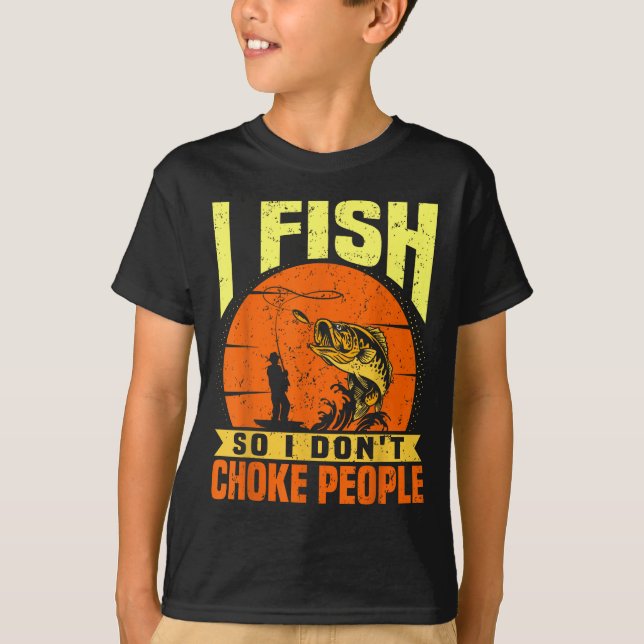 T-shirt Mens Funny Fishing Quotes Joke Sarcasm  (Devant)