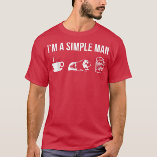 T-shirt Mens Funny Guinea Pig Animal Zookeeper Wildlife Si