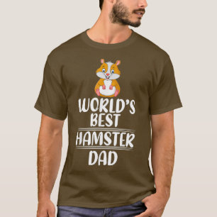 T-shirt Mens Funny Hamster Mondes Lover Best Hamster Papa