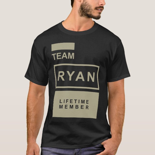T-shirt Mens Funny Nom personnalisé Ryan (Devant)