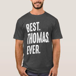 T-shirt Mens Funny Nom personnalisé Thomas