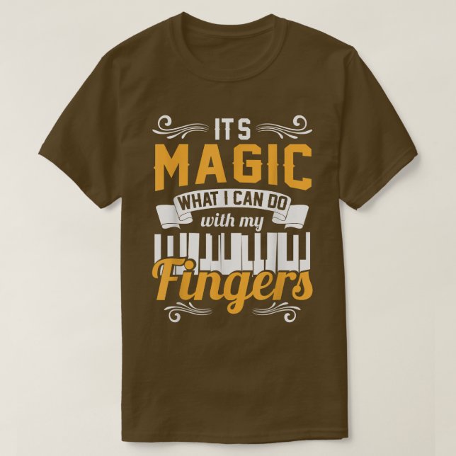 T-shirt Mens Funny Piano Musician (Design devant)