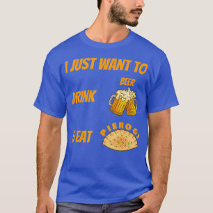 T-shirt Mens Funny Pierogi cuisine polonaise