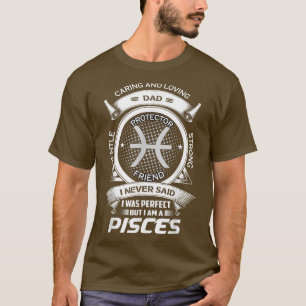 T-shirt Mens Funny Pisces Zodiac Papa