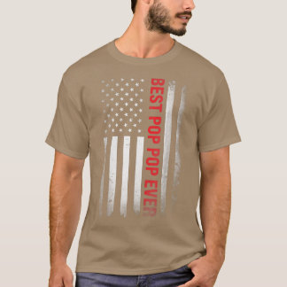 T-shirt Mens Funny Pop Pop Grand-père Best Grand-père Gran