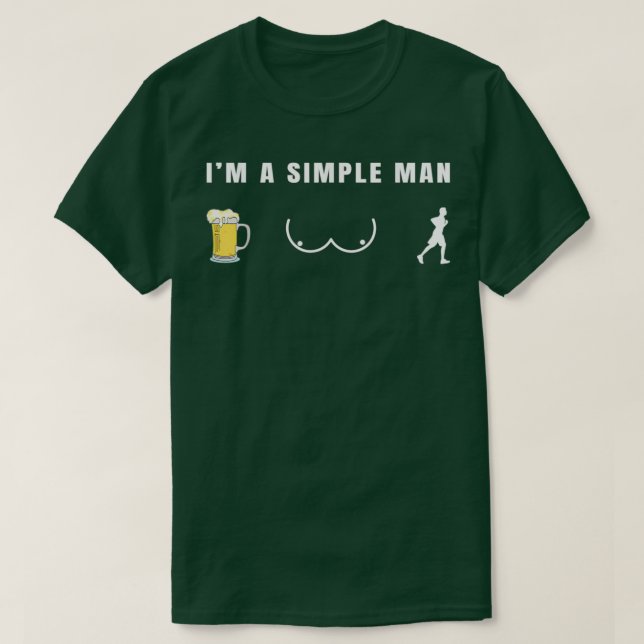 T-shirt Mens Funny Running Graphic Marathon Runner Jogger (Design devant)
