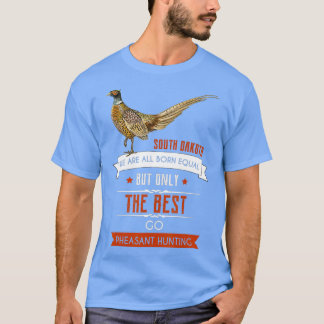 T-shirt Mens Funny South Dakota Pheasant Chasse aux oiseau