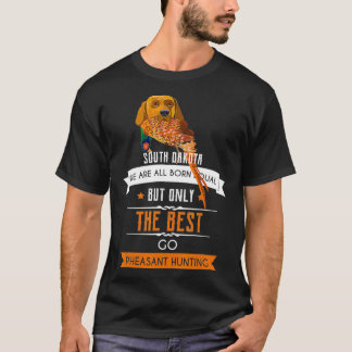 T-shirt Mens Funny South Dakota Pheasant Chasse aux oiseau