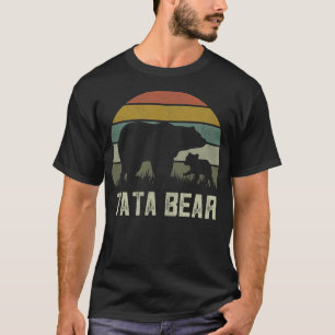 T-shirt Mens Funny Tata Bear s Cub Enfant Fête des pères