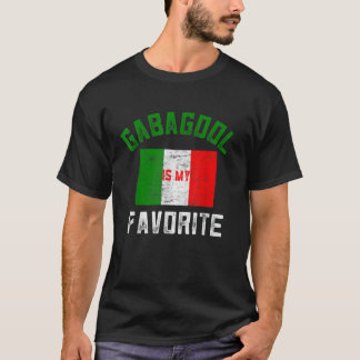 T-shirt Mens Gabagool Hommes New Jersey Meat Lover Italien