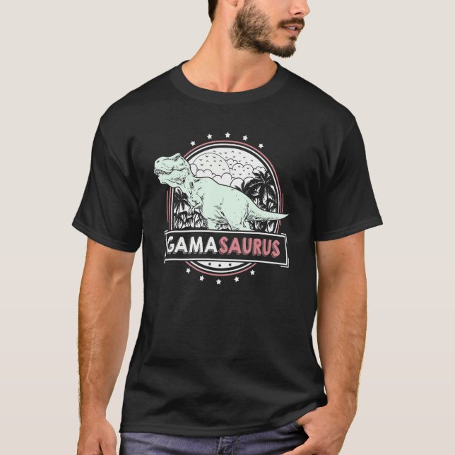 T-shirt Mens GamaSaurus Gama idée pour les femmes Fête des (Devant)