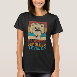 T-shirt Mens Gamer Je ne deviens pas plus âgé I Niveau Up