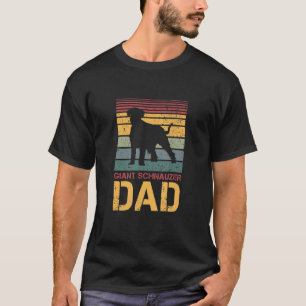 T-shirt Mens Giant Schnauzer Papa Chien Chien Chien Chien