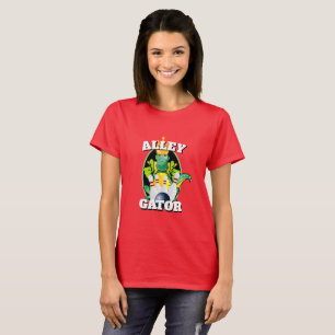 T-shirt Mens Gift Sports Bowling Chemise ALLEY GATOR