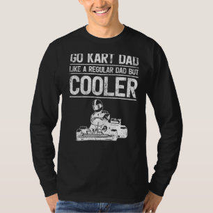 T-shirt Mens Go Kart Papa Comme Un Papa Régulier Kart Raci