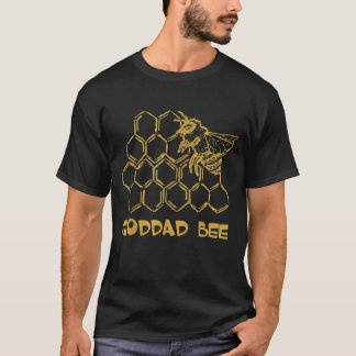 T-shirt Mens Goddad Bee Bee Distressed Beekeeper Bee Godda