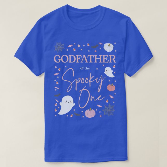 T-shirt Mens Godfather of Spooky One Girl First Birthday P (Design devant)