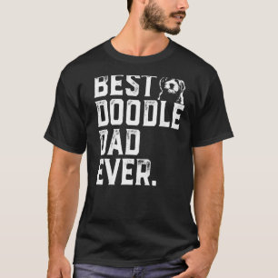 T-shirt Mens Goldendoodle Papa Meilleur Doodle Papa Jamais