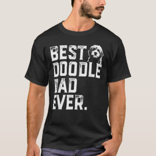 T-shirt Mens Goldendoodle Papa Meilleur Doodle Papa Jamais
