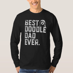 T-shirt Mens Goldendoodle Papa Meilleur Doodle Papa Jamais