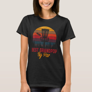 T-shirt Mens Golf Best Grandpop By Par Grandpa Golfer Fath