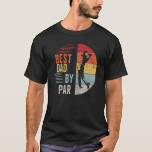 T-shirt Mens Golf Best Papa Par Par Daddy Golfer Da Père