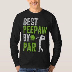 T-shirt Mens Golf Best Peepaw Par Par Grand-Père Golfeur P