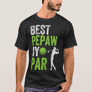T-shirt Mens Golf Best Pepaw Par Par Grand-Père Golfeur Pè