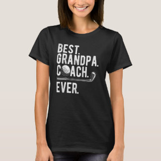 T-shirt Mens Golf Meilleur Grand-Père Entraîneur Ever Golf