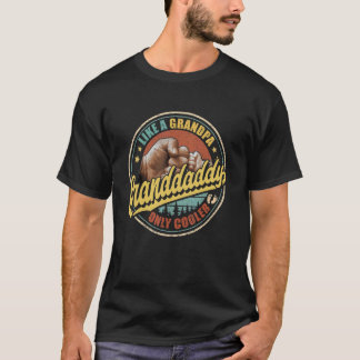 T-shirt Mens Grand-Papa Comme Un Grand-Père Seulement Glac