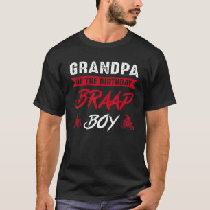T-shirt Mens Grand-Père Du Braap Anniversaire Garçon Anniv