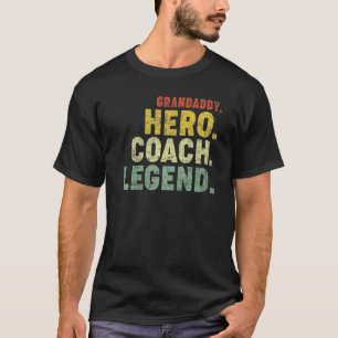 T-shirt Mens Grandaddy Hero Coach Legend Vintage Grand-pèr