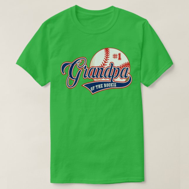 T-shirt Mens Grandpa Rookie de l'année 1er Anniversaire Ba (Design devant)