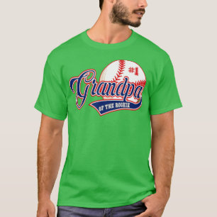 T-shirt Mens Grandpa Rookie de l'année 1er Anniversaire Ba
